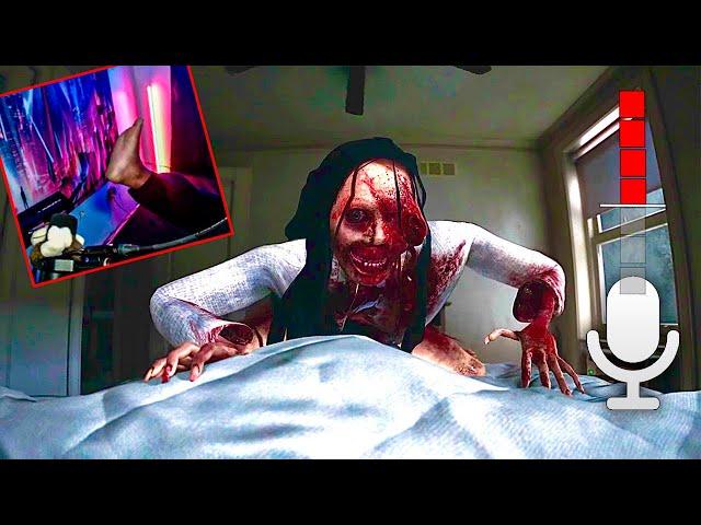 This sleep paralysis entity HEARS EVERY BREATH! I jumped so hard my foot was in the cam.| Dream cage