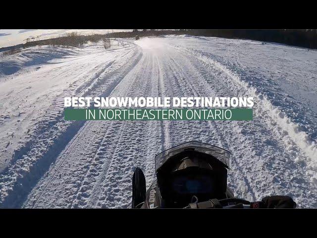 6 More of the Best Snowmobile Destinations in Northeastern Ontario