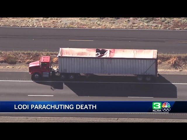 Skydiver killed in big rig crash on Highway 99 in Lodi area