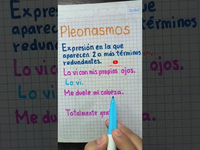 Pleonasmos #youtubeshorts #educacion #aprendizaje #shortvideo #ortografia #español #shorts #educarte