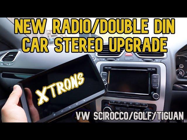 VW Double Din Radio Upgrade to Xtrons. VAG group Android unit upgrade. How to install new radio unit