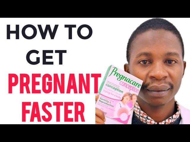 How to get pregnant/conceive faster with pregnacare tablets.