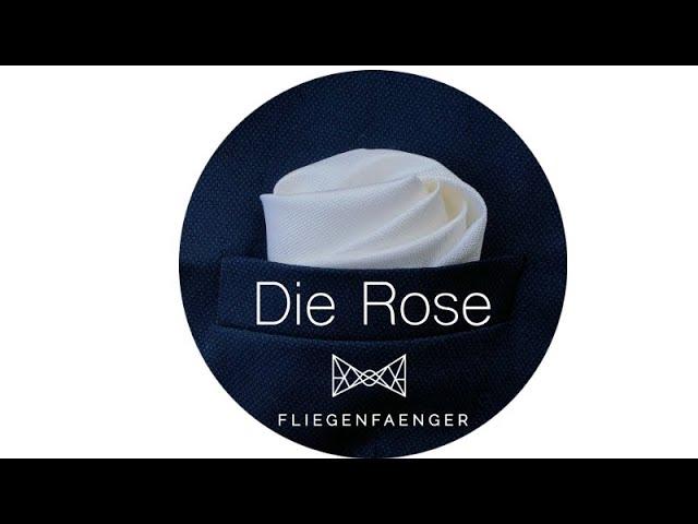 Einstecktuch Falten Rose I fliegen-faenger.de I FLIEGENFAENGER®