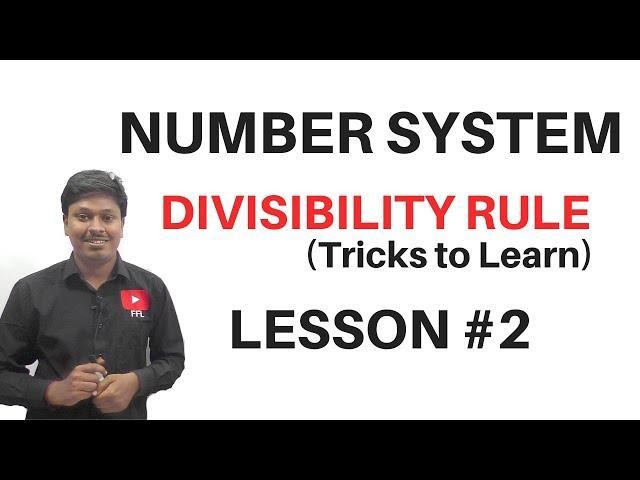 Number System || Divisibility Rule (LESSON-2) Tricks to Learn