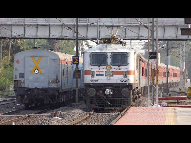 High Speed PERFECT CROSSING Trains | PART - 2 | Diesel vs Electric |  Indian Railways