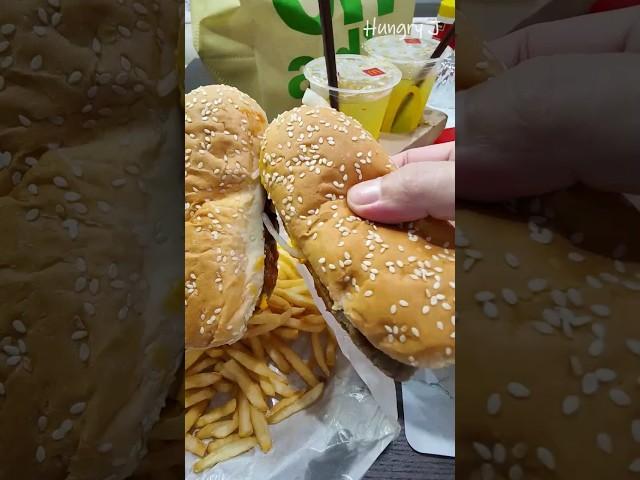 Foreign McDonald's new menu!! 5 kinds of cheese steak burger, side drink  Pineapple Fizz #HungryJ