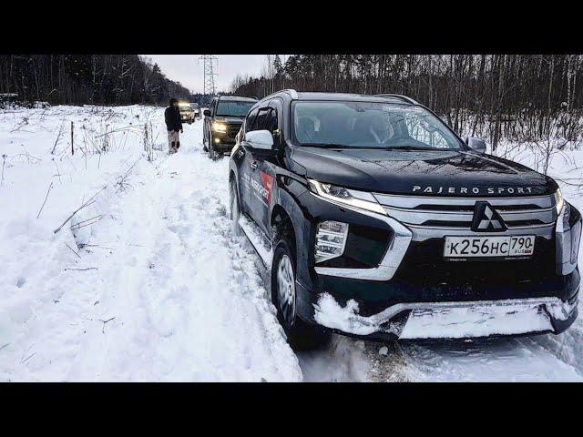 Зимний OFFROAD - ЛЕГЛИ ВСЕ. // Pajero SPORT 2022, TLC 200, Grand CHEROKEE, Нивы и УАЗ// ЧАСТЬ 1.