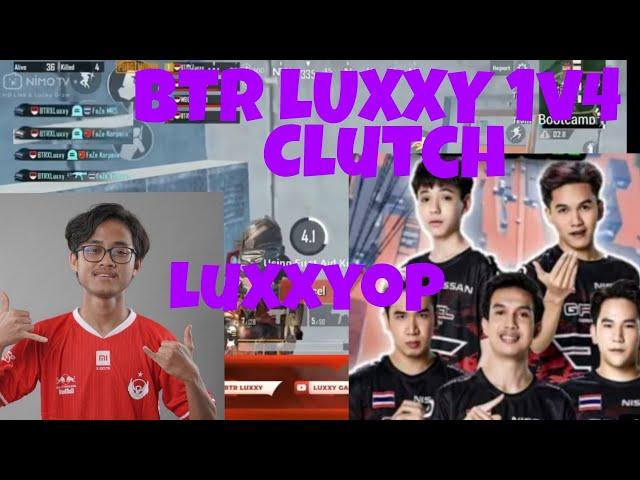 BTRxLUXXY 1v4 Clutch against Faze Clan️in PMPL SEA Finals scrims️Pubg mobile