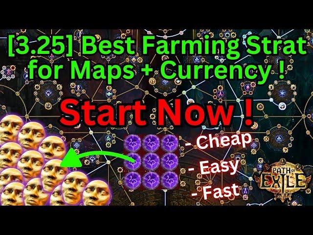 [3.25] Best farming Strategy for Maps and Currency on POE !! Cheap, Easy and VERY Fast Strat !