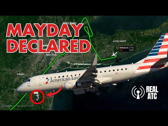 MAYDAY Declared Over New York: American Eagle Flight Diverts to JFK