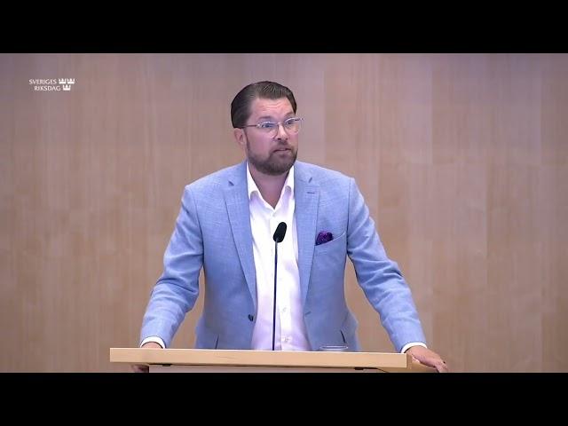 "Det är inte vi som har förstört Sverige" – Jimmie Åkesson