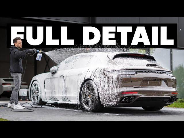 First Wash 2022 Porsche Panamera - Full Detail & Coating