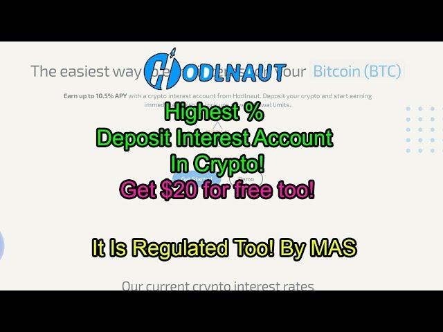 Hodlnaut App Review | Money In More Money Out?! | Free $20 Too!