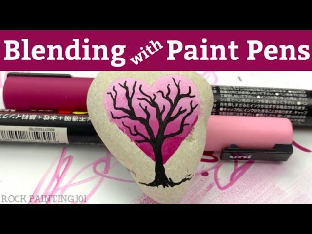 Paint this Beautiful Heart Tree by Blending with Paint Pens!