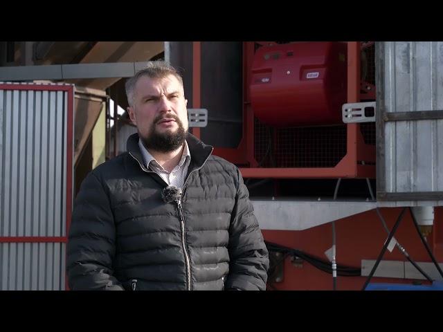 Демонстрационный показ конвейерной зерносушилки ATM Universal-6 в Кургане