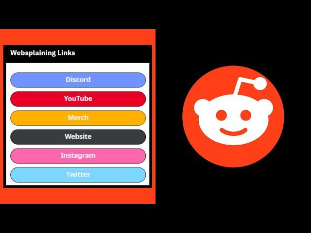 How to Add URL Links Or Button Widgets In Your Subreddit Sidebar