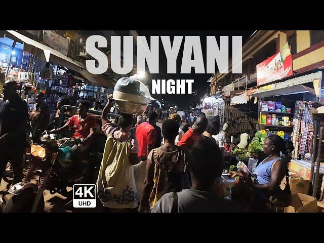 Sunyani Walk Tour E28 Market Night life in the Bono Region of Ghana 4K