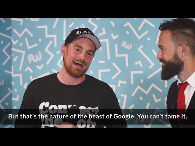 Matthew Woodward Simplifies SEO Into Three Steps | AWeurope 2019