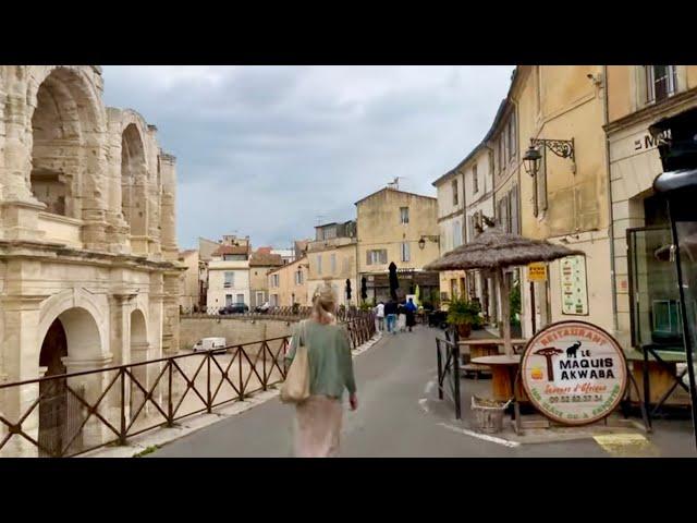 Arles | France - Walking - Fondation Vincent Van Gogh - Pl. du Forum - Amphithéâtre - LUMA - 4K