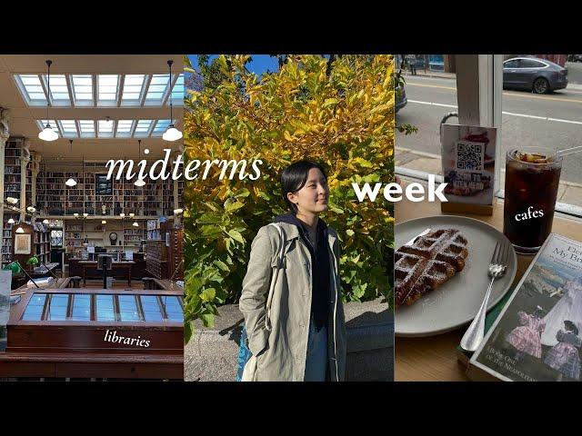 midterms at princeton  fall on the east coast & study vlog 
