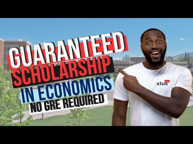 NO GRE, 100% FULLY FUNDED MASTERS AND PHD SCHOLARSHIPS IN ECONOMICS AT THESE USA UNIVERSITIES