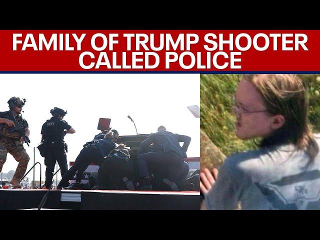 BREAKING: Trump shooter's parents called police | LiveNOW from FOX