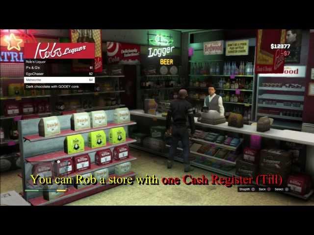 Grand Theft Auto 5: How to make more money Robbing Cash Registers