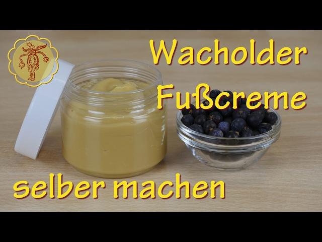 Wacholder-Fußcreme selber machen - gegen kalte Füße und Muskelverspannungen