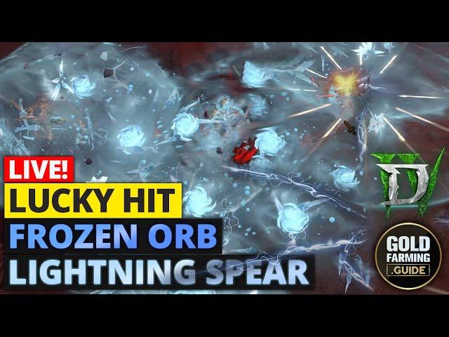 Lightning Spear Frozen Orb Sorcerer - Torment 3 Farming/Masterworking. Vessel of Hatred / Diablo IV