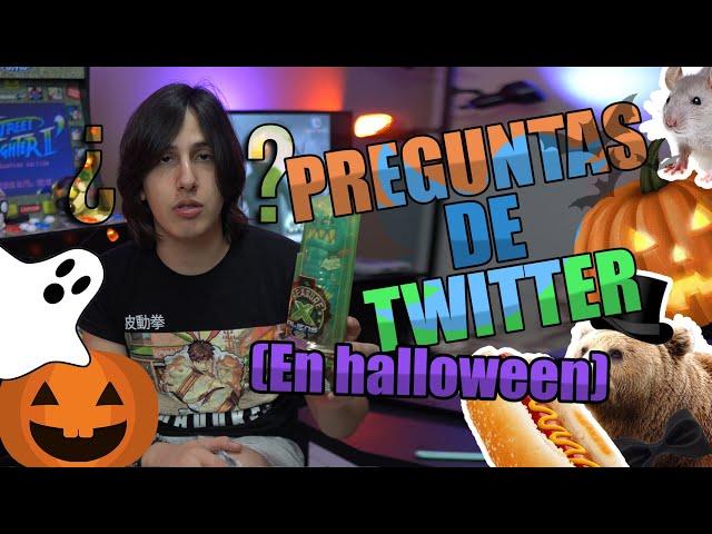 RATAS, HOTDOGS Y HALLOWEEN! | Respondiendo Preguntas extrañas de TWITTER!