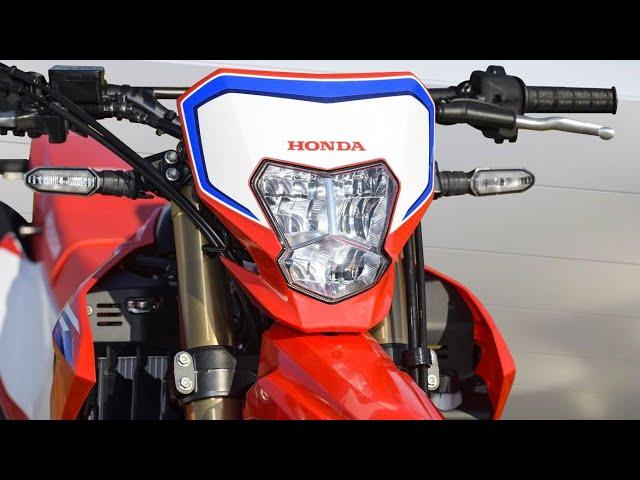 Honda CRF 300L, A Competition Motorcycle on the street