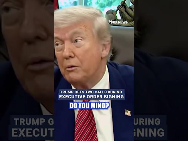 Trump's phone is not on silent: 'It's only a congressman' #shorts #foxnews #trump #us #news #call