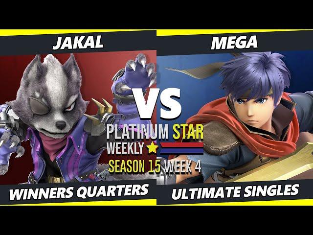 PSW S15:W4 - Jakal (Wolf) Vs. Mega (Ike) SSBU Ultimate Tournament