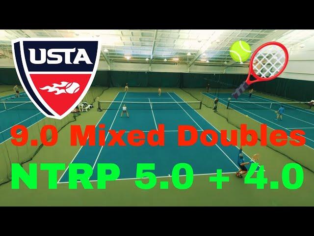 USTA 9.0 Mixed Doubles | Dillon Sykes NTRP 5.0 & Aynsley NTRP 4.0