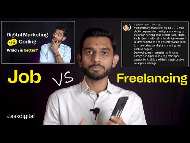 Digital Marketing vs Coding - Which is for Job vs Freelancing (agency) @PriyeshKhatrani