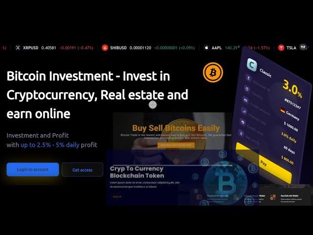 How To Design A Bitcoin Investment Website With Wordpress