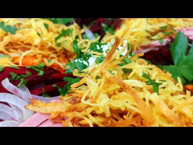 Лёгкий салат из того, что осталось в холодильнике! Easy salad!