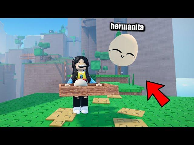 NO ROMPAS EL HUEVO EXTREMO  con mi hermanita en roblox | paolazgames