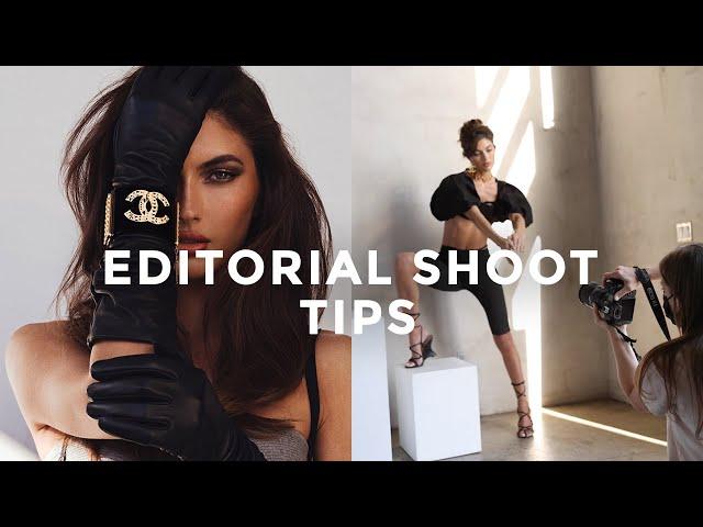 TOP TIPS FOR AN EDITORIAL SHOOT