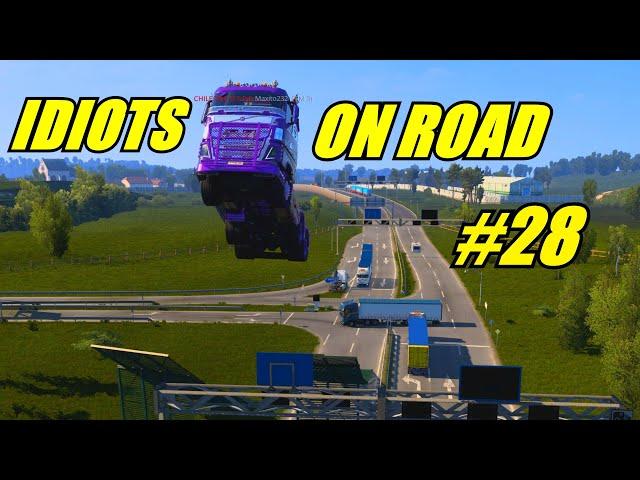  IDIOTS On The Road #28 (Euro Truck Simulator 2 Multiplayer) #truckersmp  #ets2funnymoments