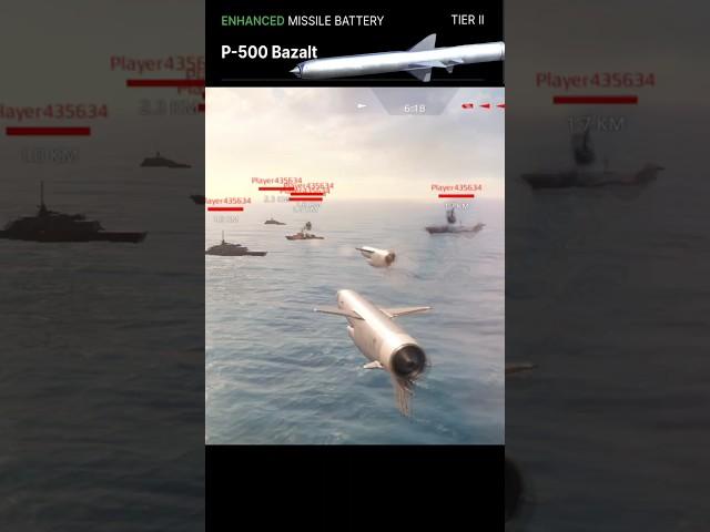 NEW MISSILE P-500 BAZALT || MODERN WARSHIPS || #shorts