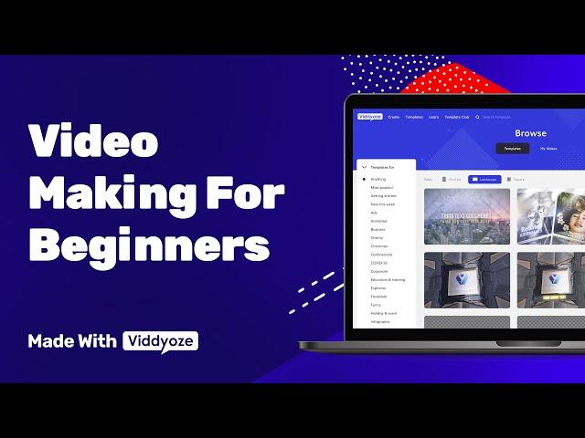 How To Make Your First Video | Made With Viddyoze