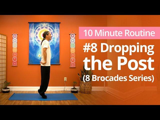 8 Brocades "Ba Duan Jin" #8: Dropping the Post | 10 Minute Daily Routines #qigong