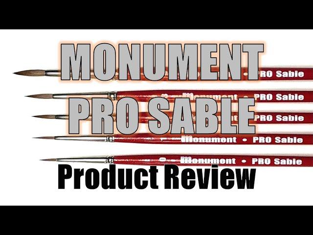 New Monument Pro Sable Brushes Review - Product Review 45