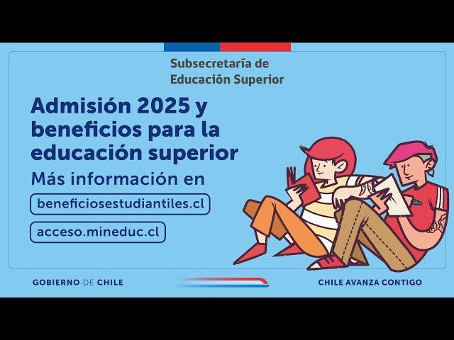 Charla: admisión 2025 y beneficios estudiantiles para la educación superior