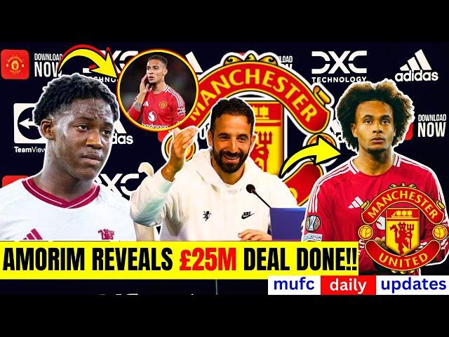 AMORIM REVEALS! | BREAKING NEWS: MAN UNITED SWAP DEAL!JOSHUA  OFFER, MAINOO INJURY! MAN UTD NEWS