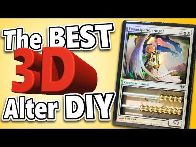 MTG - The BEST DIY 3D Alter Method! Magic: the Gathering Art Tutorial!