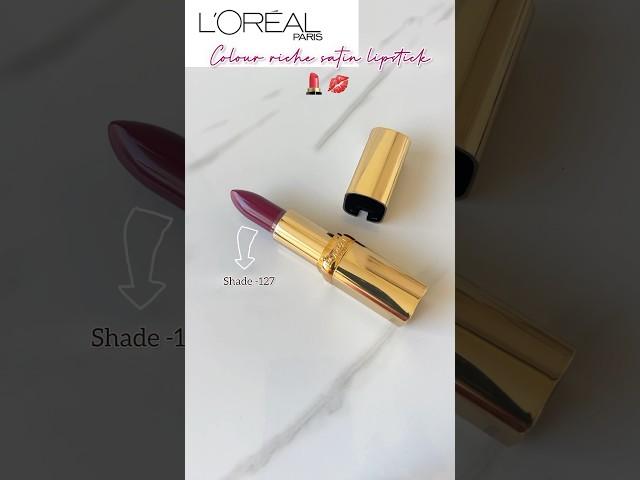 Loreal Paris riche matte lipstick in the shade Paris.NY. @lorealparisindia #makeup #lipstick