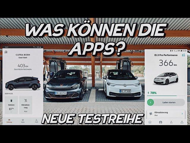 Was können die Elektroauto Apps? VW ID.3 & Cupra Born im Vergleich.  #elektroauto #emobility #vwid3
