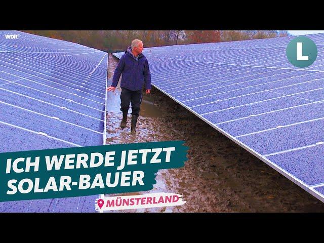 Statt Schweine: Landwirt baut Solarpark - So geht's! | WDR Lokalzeit LandSchafft